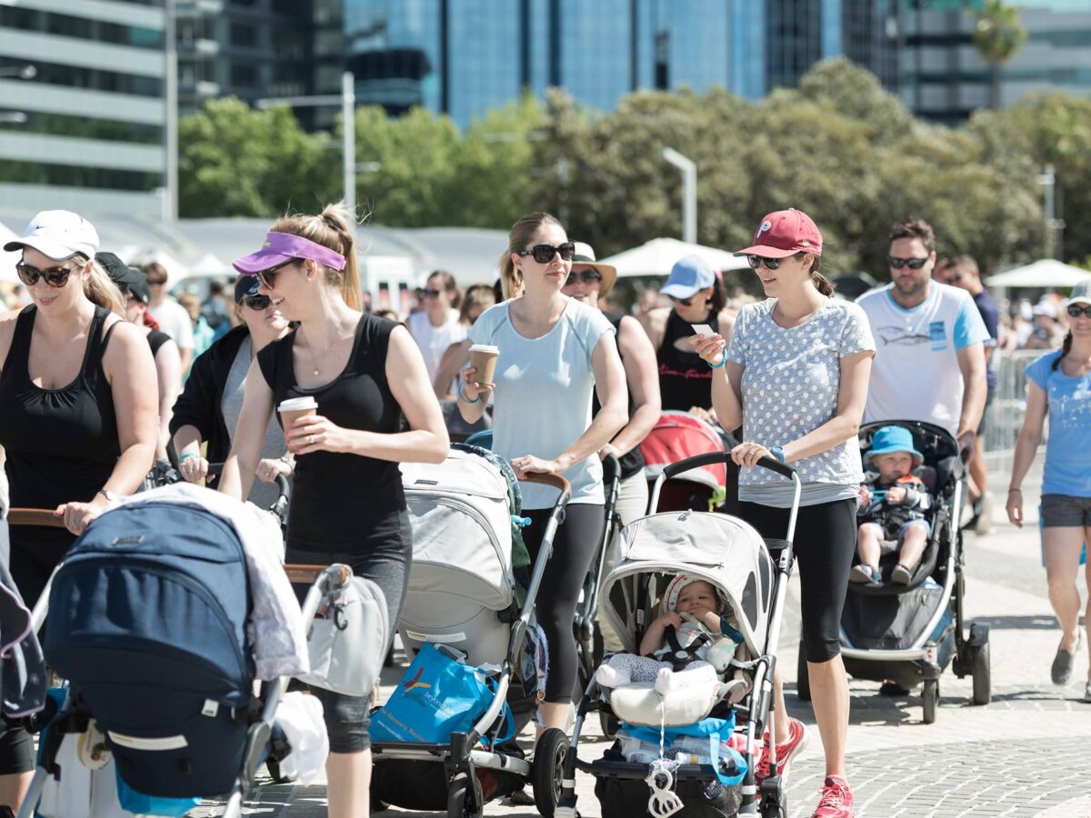 Big Pram Walk at Elizabeth Quay