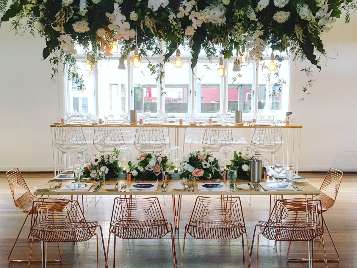 A bright elegant wedding held at Flour Factory