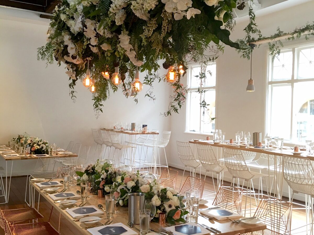 A bright elegant wedding held at Flour Factory