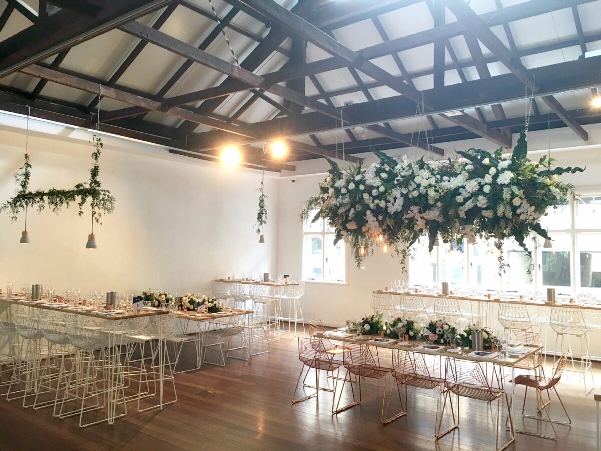 A bright elegant wedding held at Flour Factory
